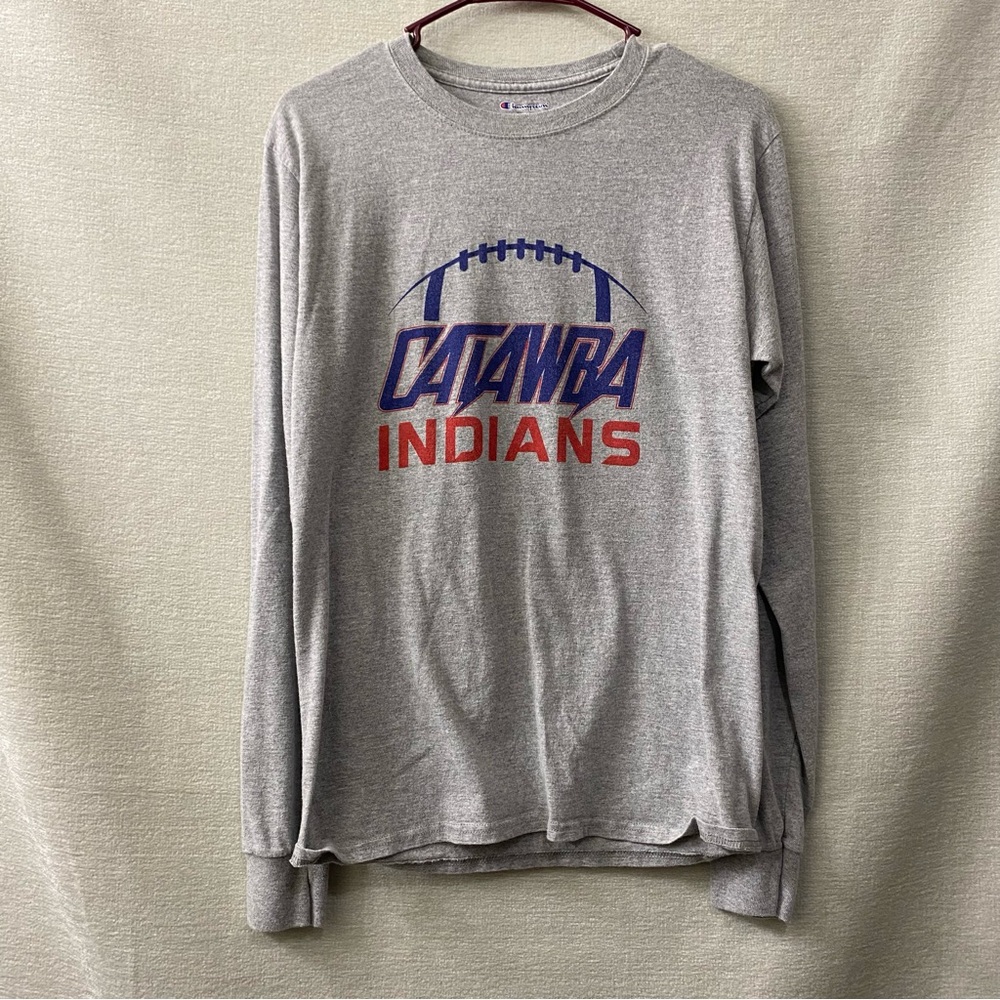 2017 Gray Catawba Indians Long Sleeve Shirt